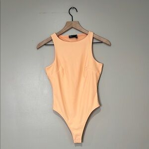 ASOS Design Peach Sleeveless Bodysuit US 0